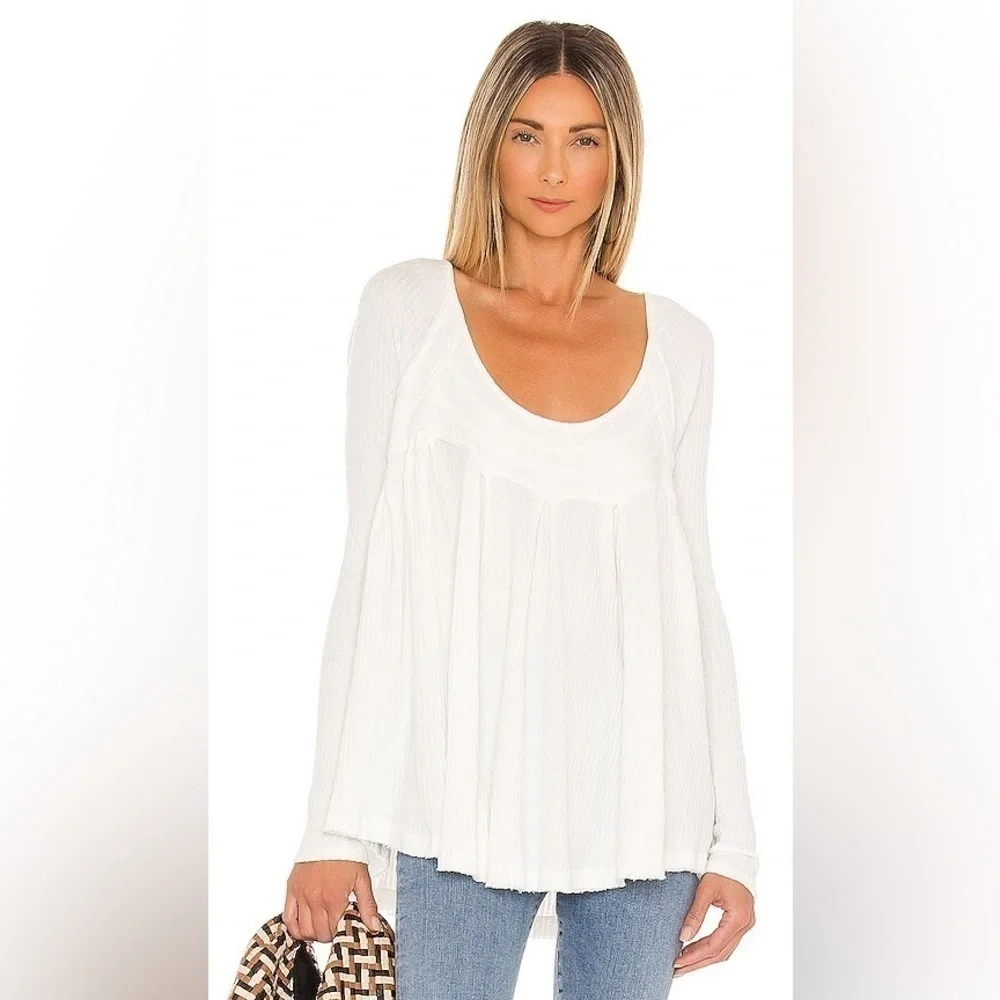 Free People It’s Always You Top White Size XS
